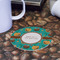 Coconut Drinks Round Paper Coaster - Front