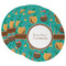 Coconut Drinks Round Paper Coaster - Main