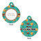 Coconut Drinks Round Pet Tag - Front & Back