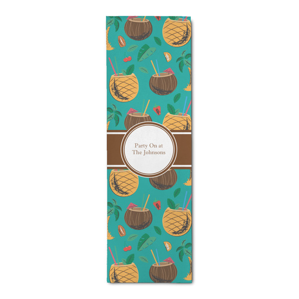 Custom Coconut Drinks Runner Rug - 2.5'x8' w/ Name or Text