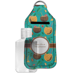 Coconut Drinks Hand Sanitizer & Keychain Holder - Large (Personalized)