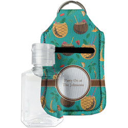 Coconut Drinks Hand Sanitizer & Keychain Holder - Small (Personalized)
