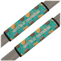 Coconut Drinks Seat Belt Covers (Set of 2) (Personalized)