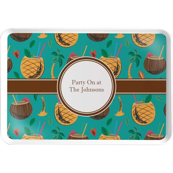 Custom Coconut Drinks Serving Tray (Personalized)
