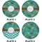 Coconut Drinks Set of Lunch / Dinner Plates (Approval)