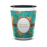 Coconut Drinks Ceramic Shot Glass - 1.5 oz - Two Tone - Single (Personalized)
