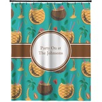 Coconut Drinks Extra Long Shower Curtain - 70"x84" (Personalized)