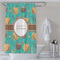 Coconut Drinks Shower Curtain Lifestyle