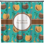 Coconut Drinks Shower Curtain (Personalized)
