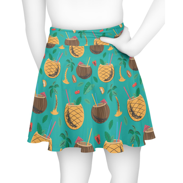 Coconut Drinks Skater Skirt - Back