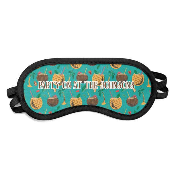 Custom Coconut Drinks Sleeping Eye Mask - Small (Personalized)