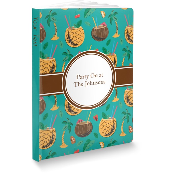 Custom Coconut Drinks Softbound Notebook - 5.75" x 8" (Personalized)