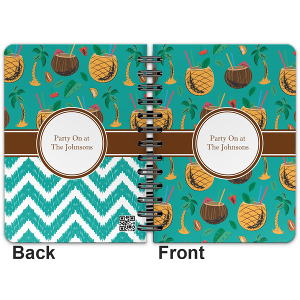 Coconut Drinks Spiral Journal 5 x 7 - Apvl