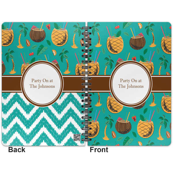 Coconut Drinks Spiral Journal 7 x 10 - Apvl