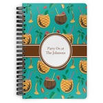 Coconut Drinks Spiral Notebook (Personalized)