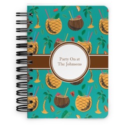 Coconut Drinks Spiral Notebook - 5x7 w/ Name or Text