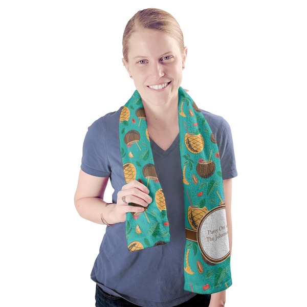 Coconut Drinks Sport Towel - Exercise use - Model