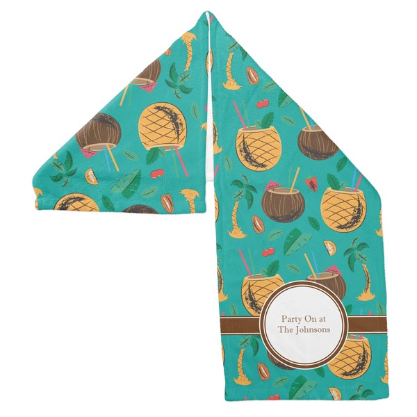 Coconut Drinks Sports Towel Folded - Both Sides Showing