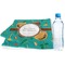 Coconut Drinks Sports Towel Folded with Water Bottle