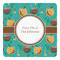 Coconut Drinks Square Decal - Small (Personalized)