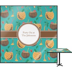 Coconut Drinks Square Table Top (Personalized)