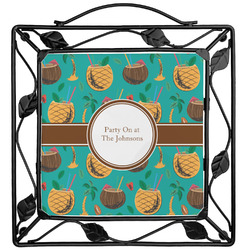 Coconut Drinks Square Trivet (Personalized)