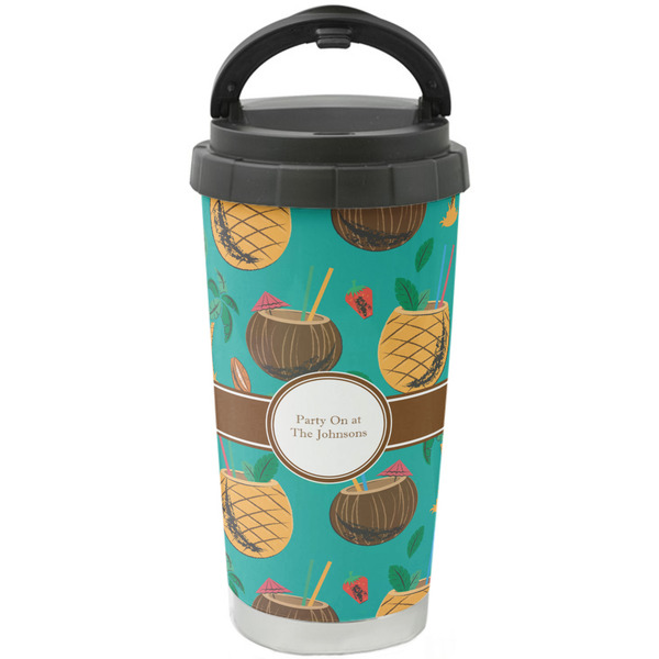 Custom Coconut Drinks Stainless Steel Coffee Tumbler (Personalized)