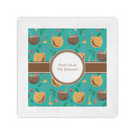 Coconut Drinks Standard Cocktail Napkins (Personalized)