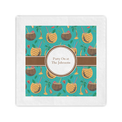 Coconut Drinks Cocktail Napkins (Personalized)