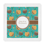 Coconut Drinks Standard Decorative Napkins (Personalized)