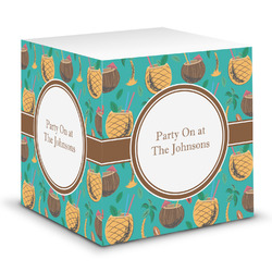 Coconut Drinks Sticky Note Cube (Personalized)