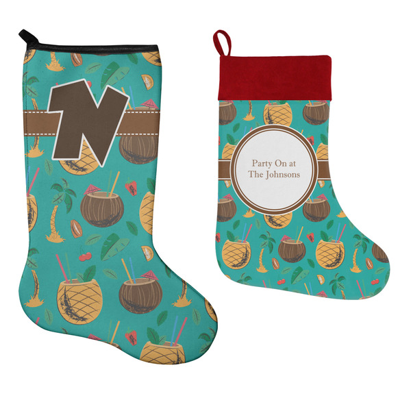 Coconut Drinks Stockings - Side by Side compare