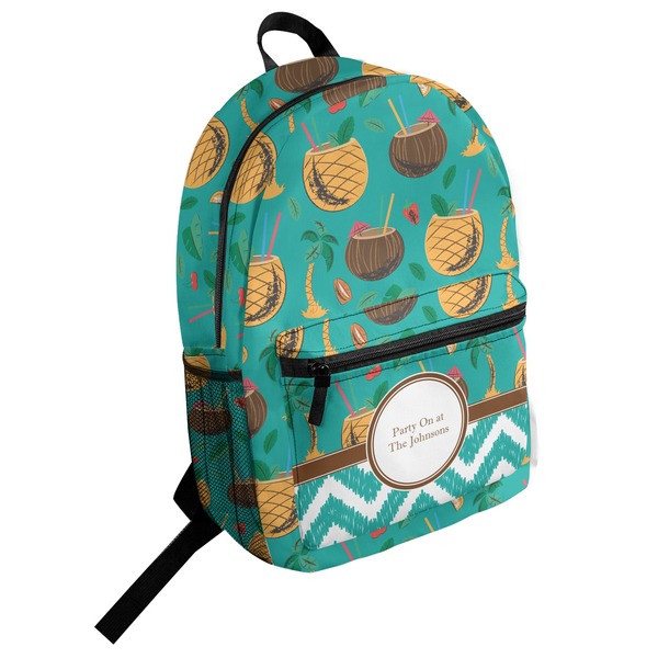 Custom Coconut Drinks Student Backpack (Personalized)