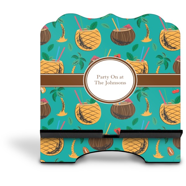 Coconut Drinks Stylized Tablet Stand - Front without iPad