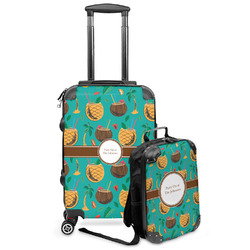 Coconut Drinks Kids 2-Piece Luggage Set - Suitcase & Backpack (Personalized)