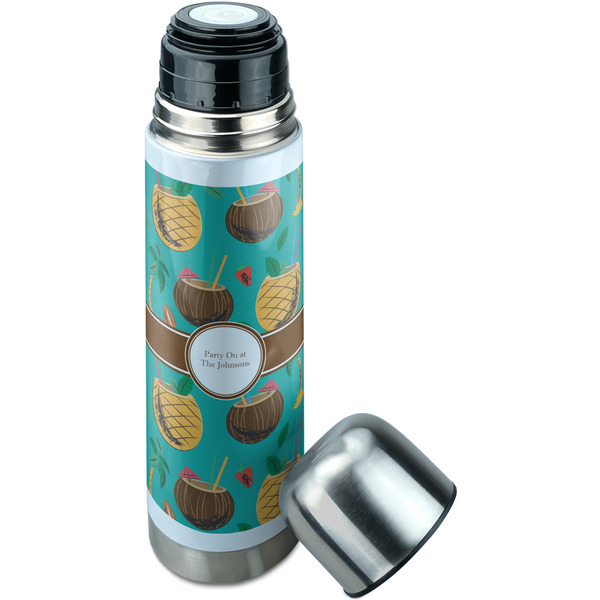 Coconut Drinks Thermos - Lid Off
