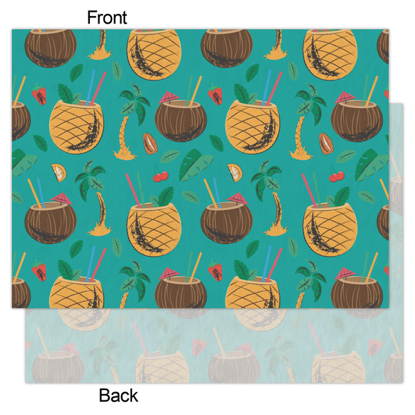 Coconut Drinks Tissue Paper - Heavyweight - Large - Front & Back
