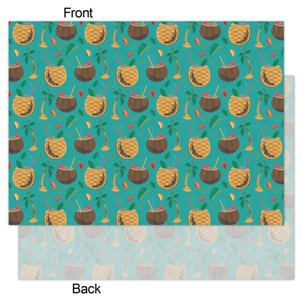 Coconut Drinks Tissue Paper - Lightweight - Large - Front & Back