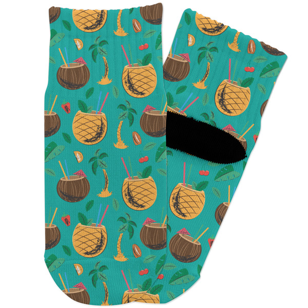Custom Coconut Drinks Toddler Ankle Socks