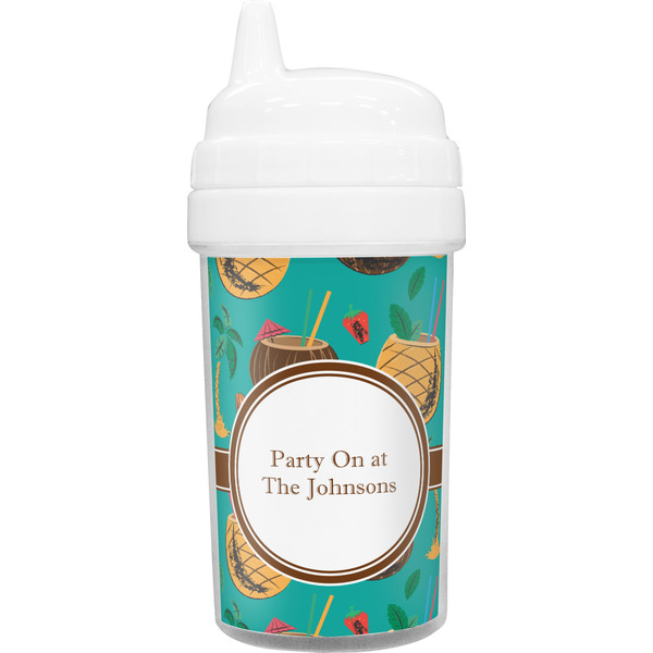 Custom Coconut Drinks Toddler Sippy Cup (Personalized)