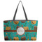 Coconut Drinks Beach Totes Bag - w/ Black Handles (Personalized)