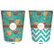 Coconut Drinks Trash Can White - Front and Back - Apvl