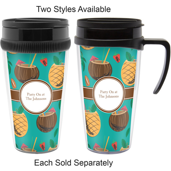 Coconut Drinks Travel Mugs - with & without Handle