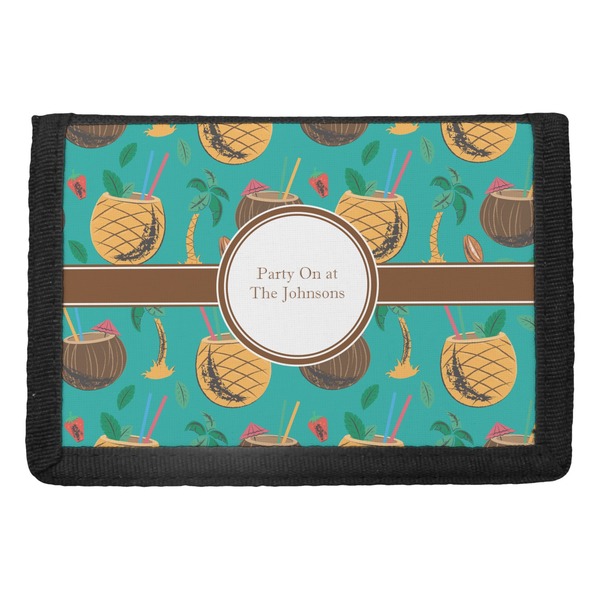 Custom Coconut Drinks Trifold Wallet (Personalized)
