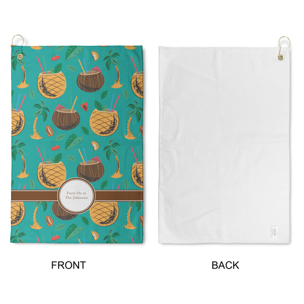 Coconut Drinks Waffle Weave Golf Towel - Approval