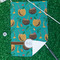Coconut Drinks Waffle Weave Golf Towel - In Context