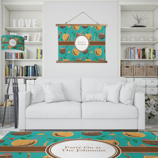 Coconut Drinks Wall Hanging Tapestry - IN CONTEXT