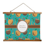 Coconut Drinks Wall Hanging Tapestry - Wide (Personalized)