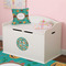 Coconut Drinks Wall Monogram on Toy Chest