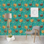 Coconut Drinks Wallpaper & Surface Covering (Water Activated - Removable)